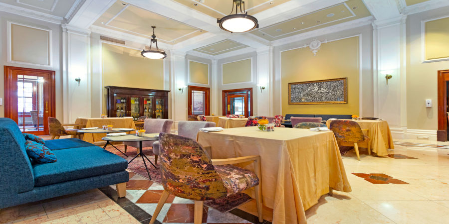 Taj Hotel dining area